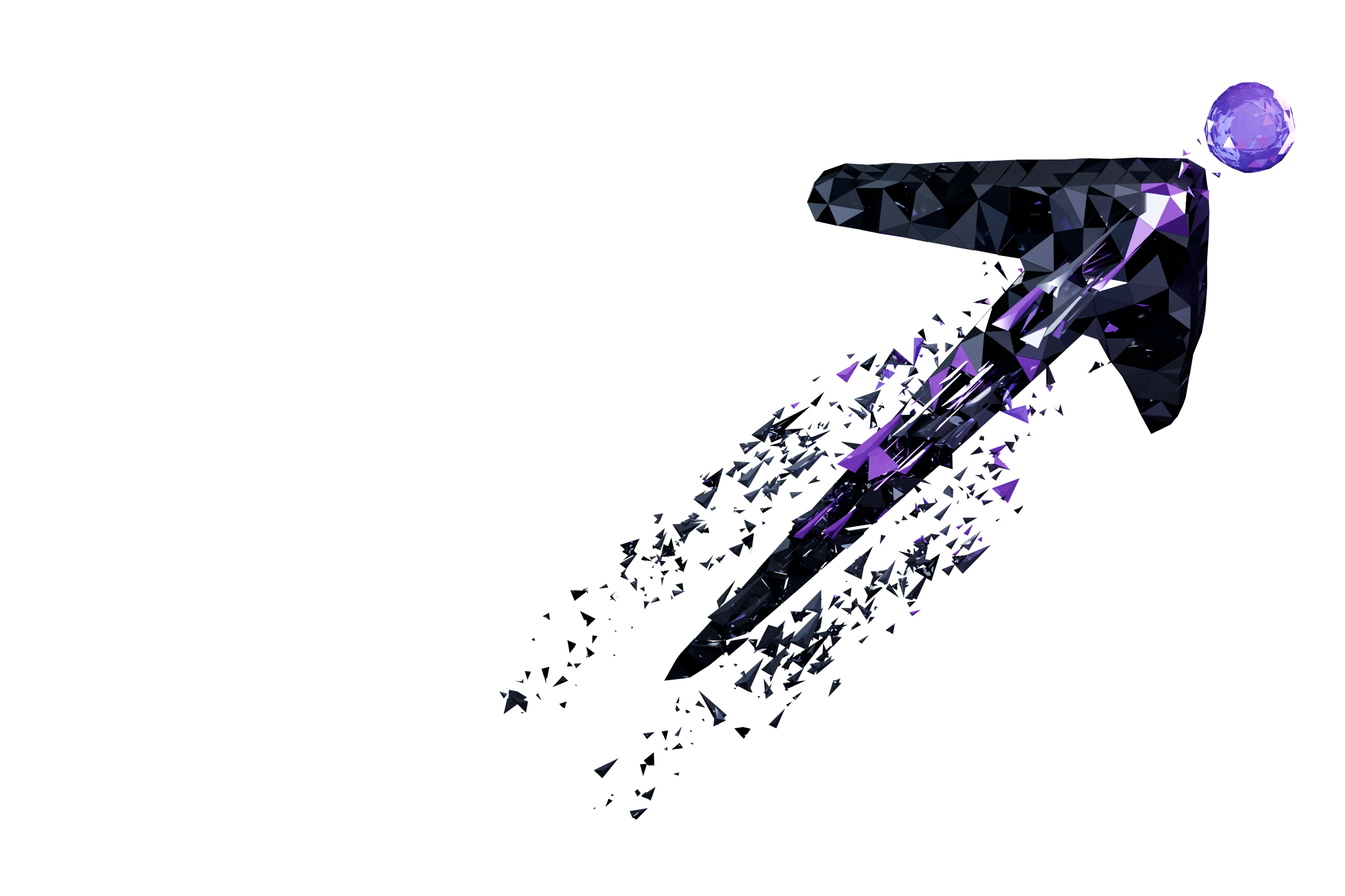 The agentdispatch obsidian and violet arrow